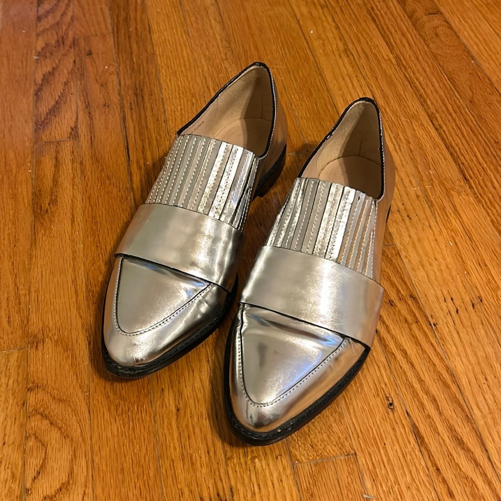 Silver Patent Loeffler Randall Brogues